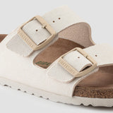 Birkenstock Arizona Vegan Canvas pour femme en coquille d'œuf