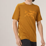 T-shirt à manches courtes avec logo en laine mérinos Ionia d'Arc'teryx pour homme en Yukon
