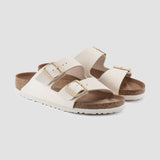 Birkenstock Arizona Vegan Canvas pour femme en coquille d'œuf