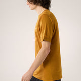 T-shirt à manches courtes avec logo en laine mérinos Ionia d'Arc'teryx pour homme en Yukon