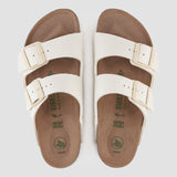 Birkenstock Arizona Vegan Canvas pour femme en coquille d'œuf