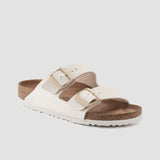 Birkenstock Arizona Vegan Canvas pour femme en coquille d'œuf