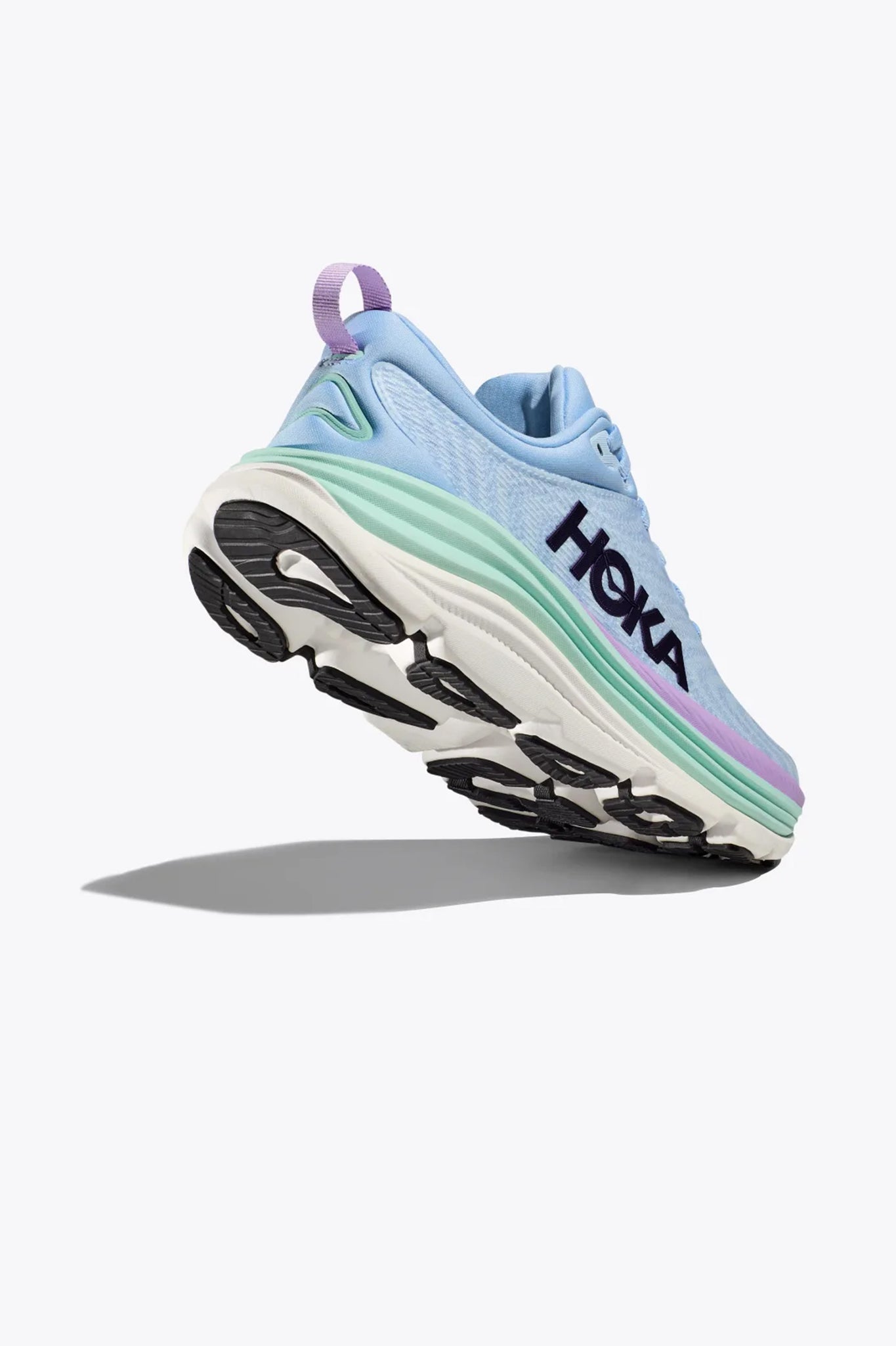 HOKA Women's Gaviota 5 Sneaker in Airy Blue/Sunlit Ocean