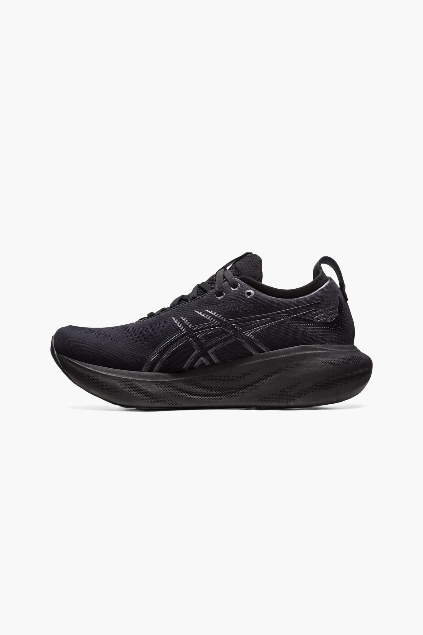 ASICS Women's Gel Nimbus 25 in Black/Graphite Grey
