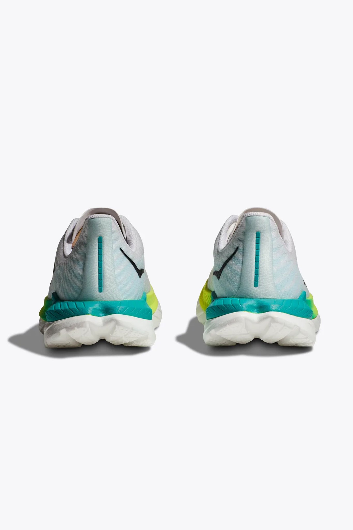 Hoka Women's Mach 5 in White/Blue Glass