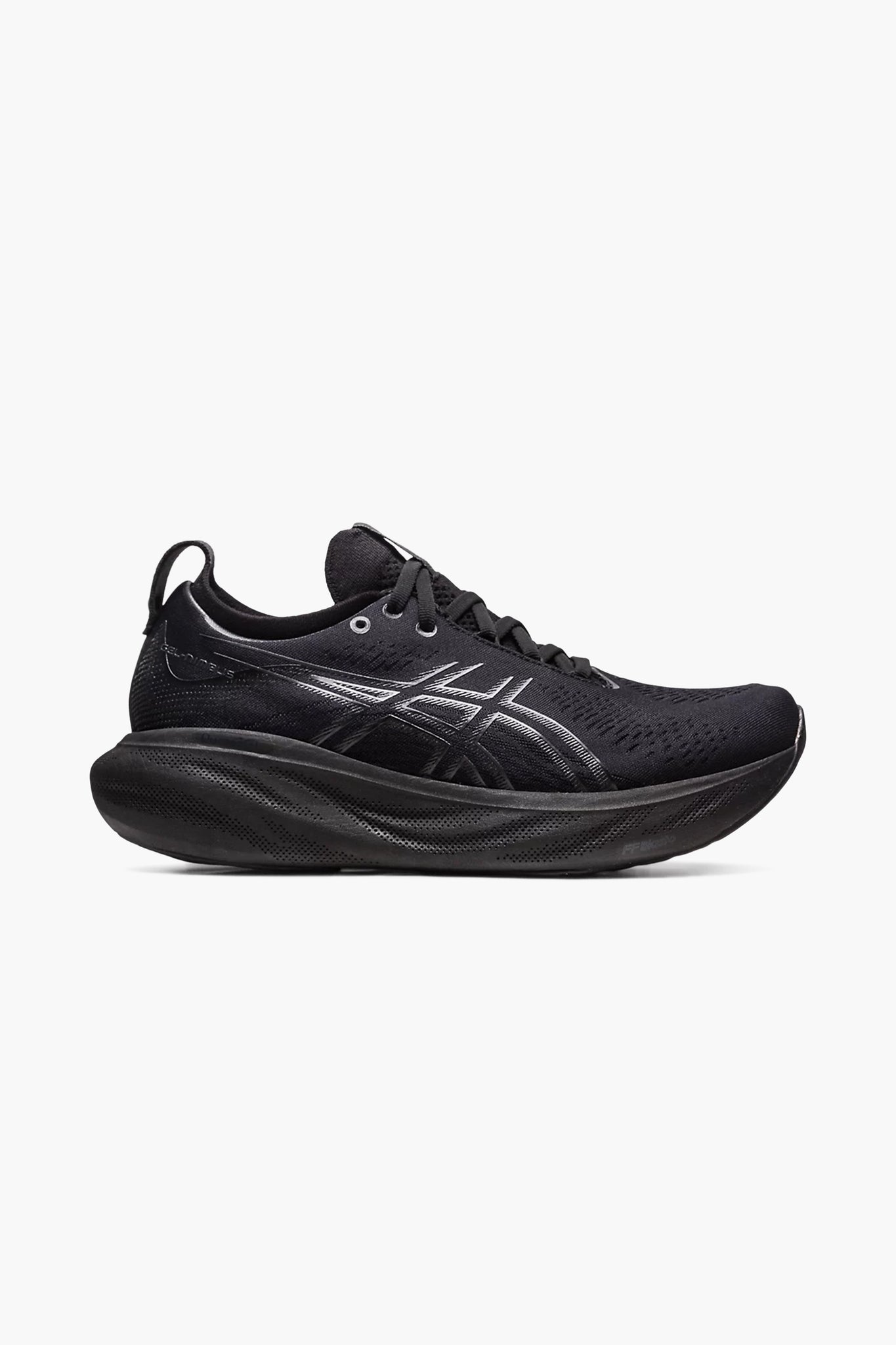 ASICS Women's Gel Nimbus 25 in Black/Graphite Grey