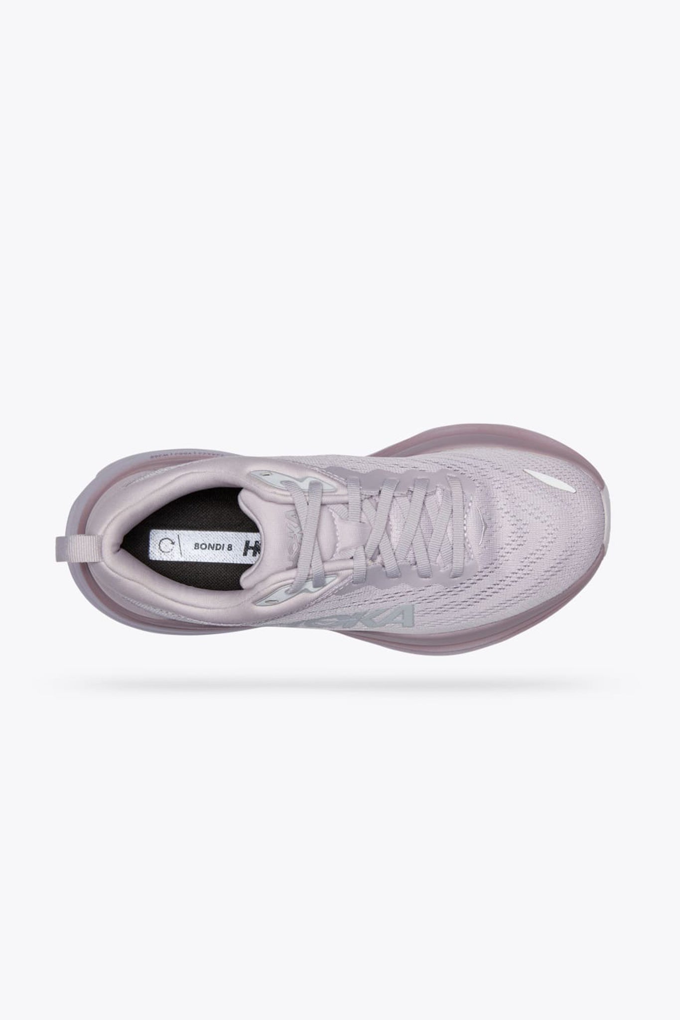 Hoka Women's Bondi 8 in Lilac Marble/Elderberry