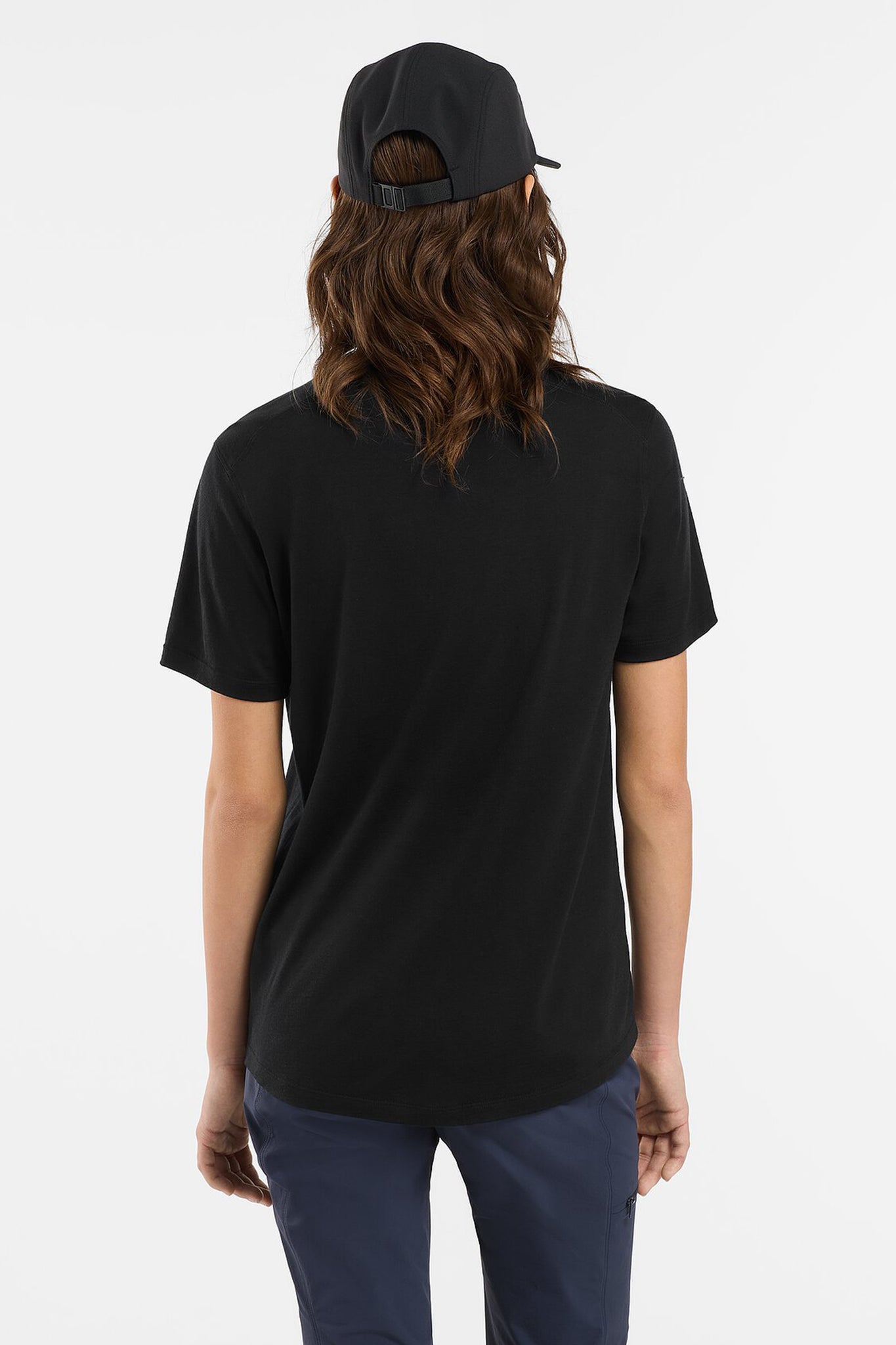 Arc'teryx Women's Lana Merino Wool Crew Neck SS T-Shirt in Black