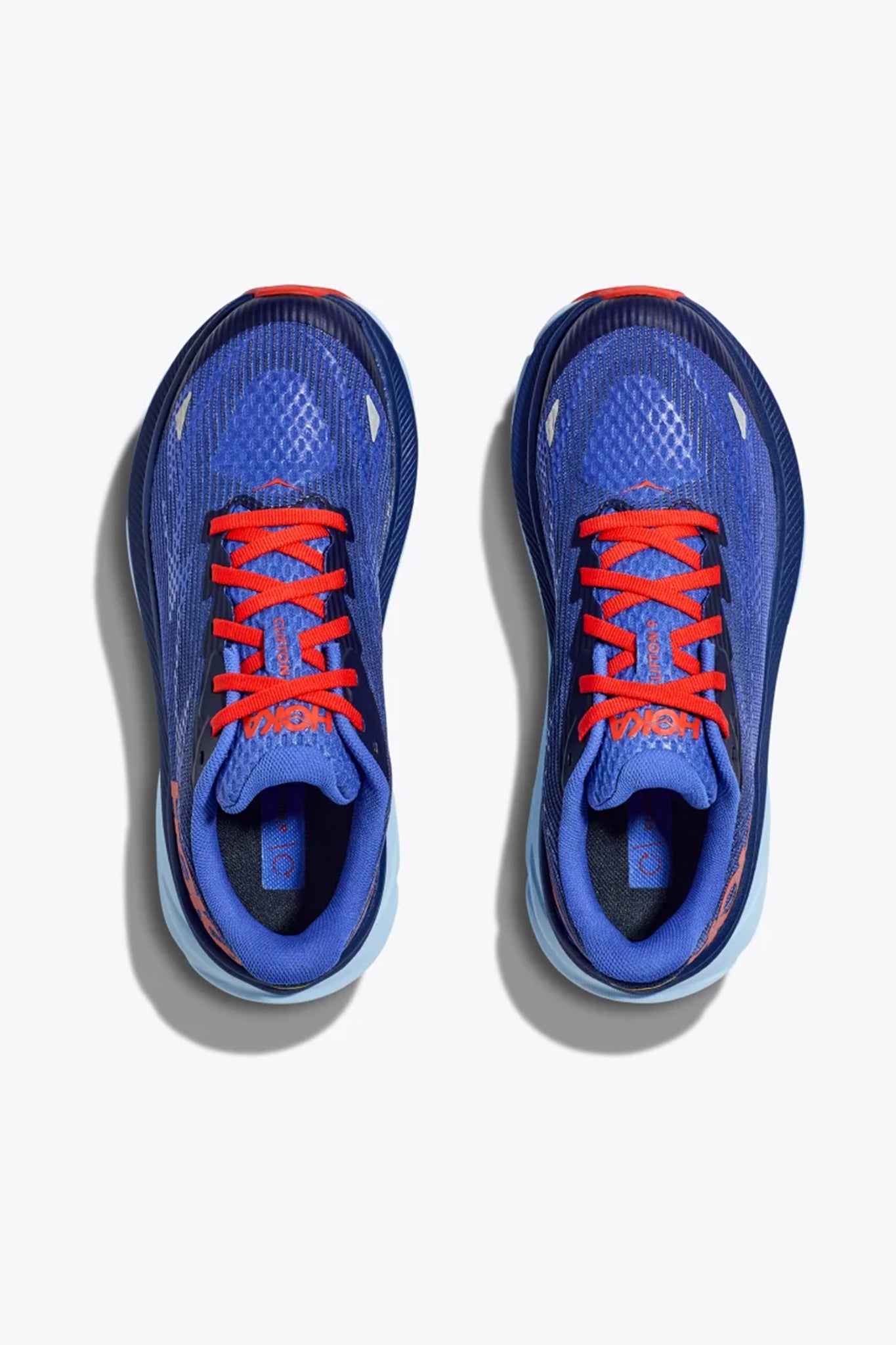 Hoka Kid's Clifton 9 in Bellwether Blue/Dazzling Blue