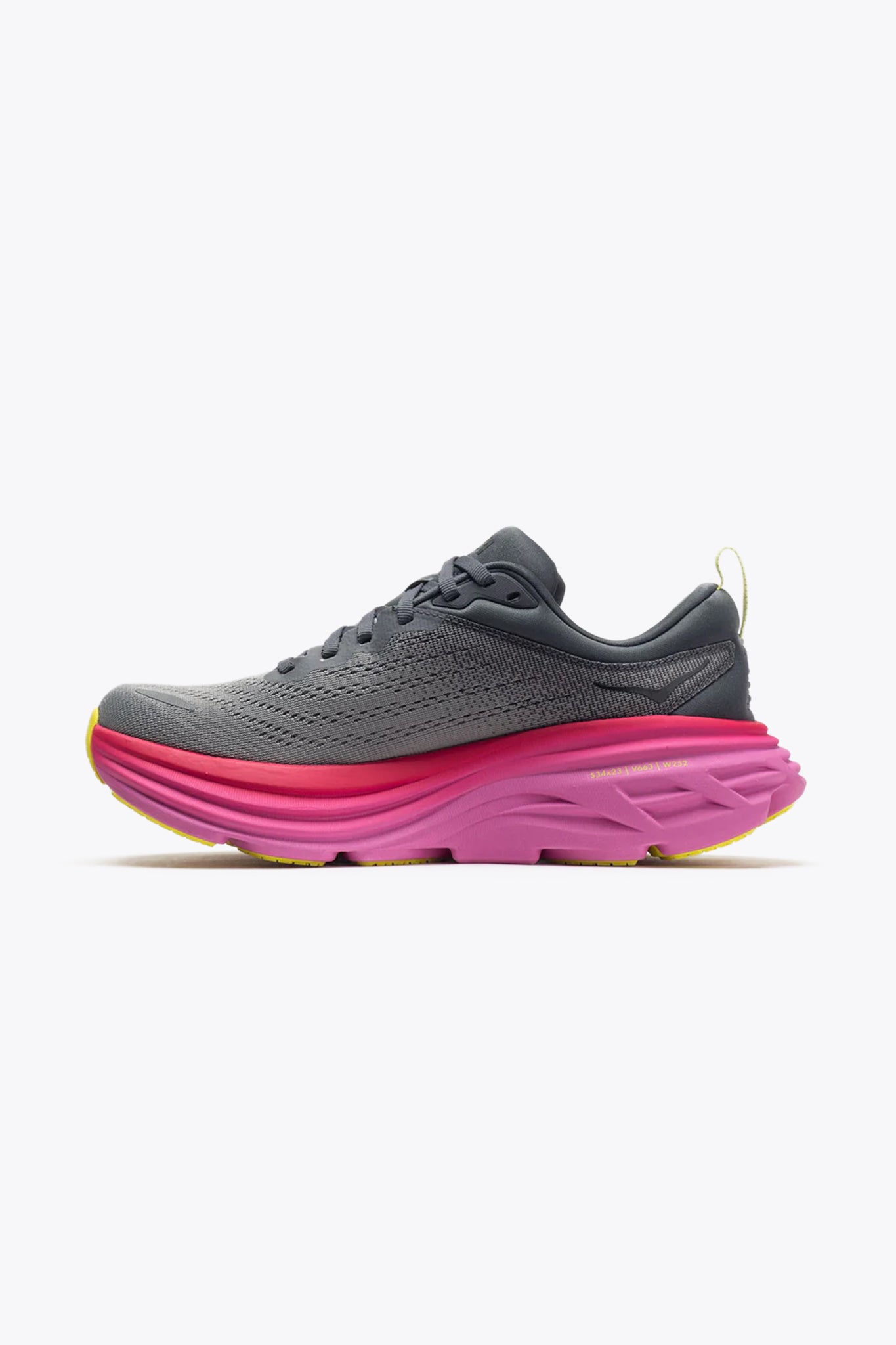 Hoka Women's Bondi 8 in Castlerock/Strawberry