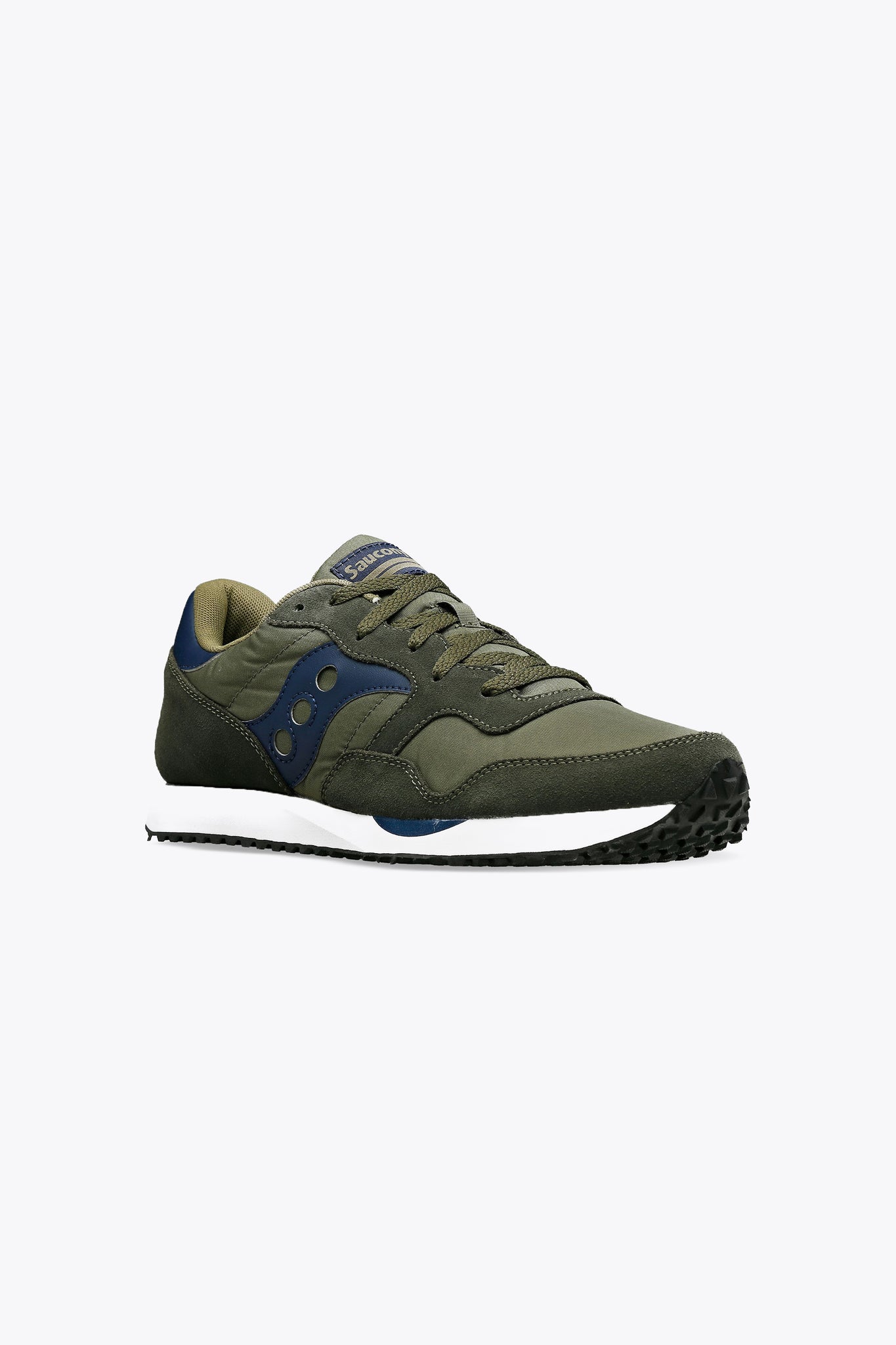 Saucony Men's DXN Trainer in Green/Navy