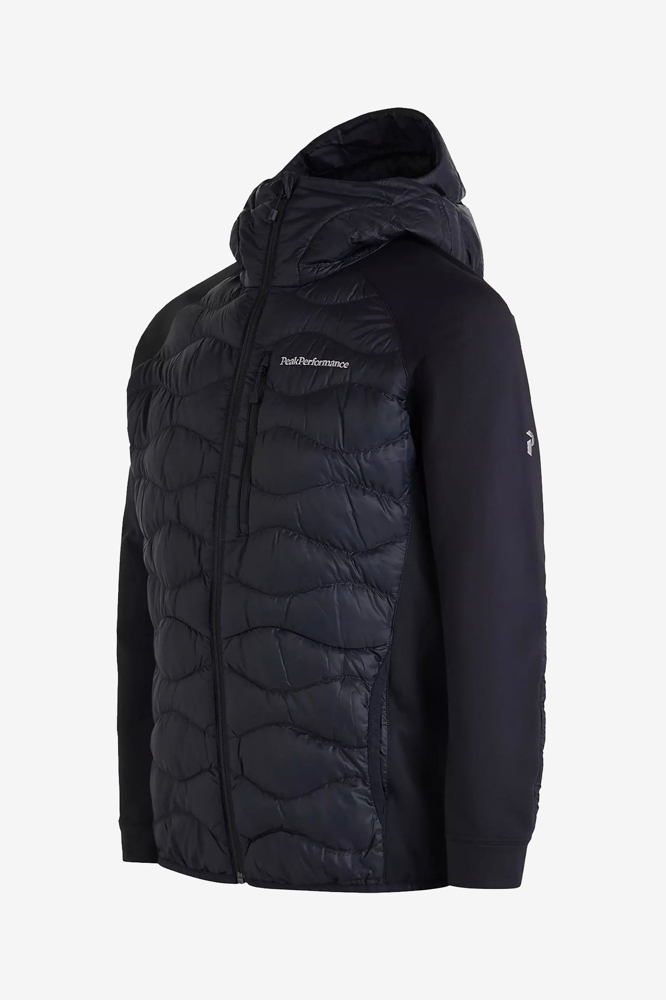 Peak Performance Men's Helium Down Hybrid Hood in Black