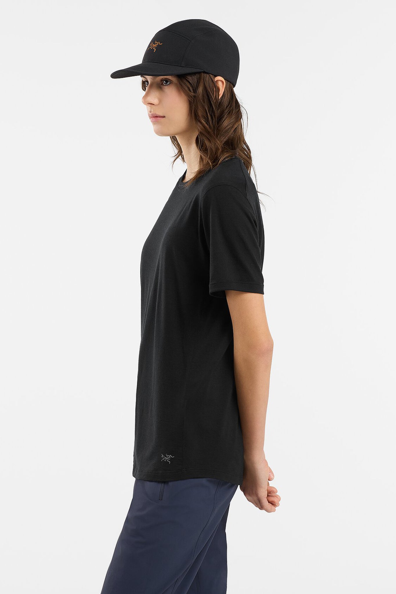 Arc'teryx Women's Lana Merino Wool Crew Neck SS T-Shirt in Black