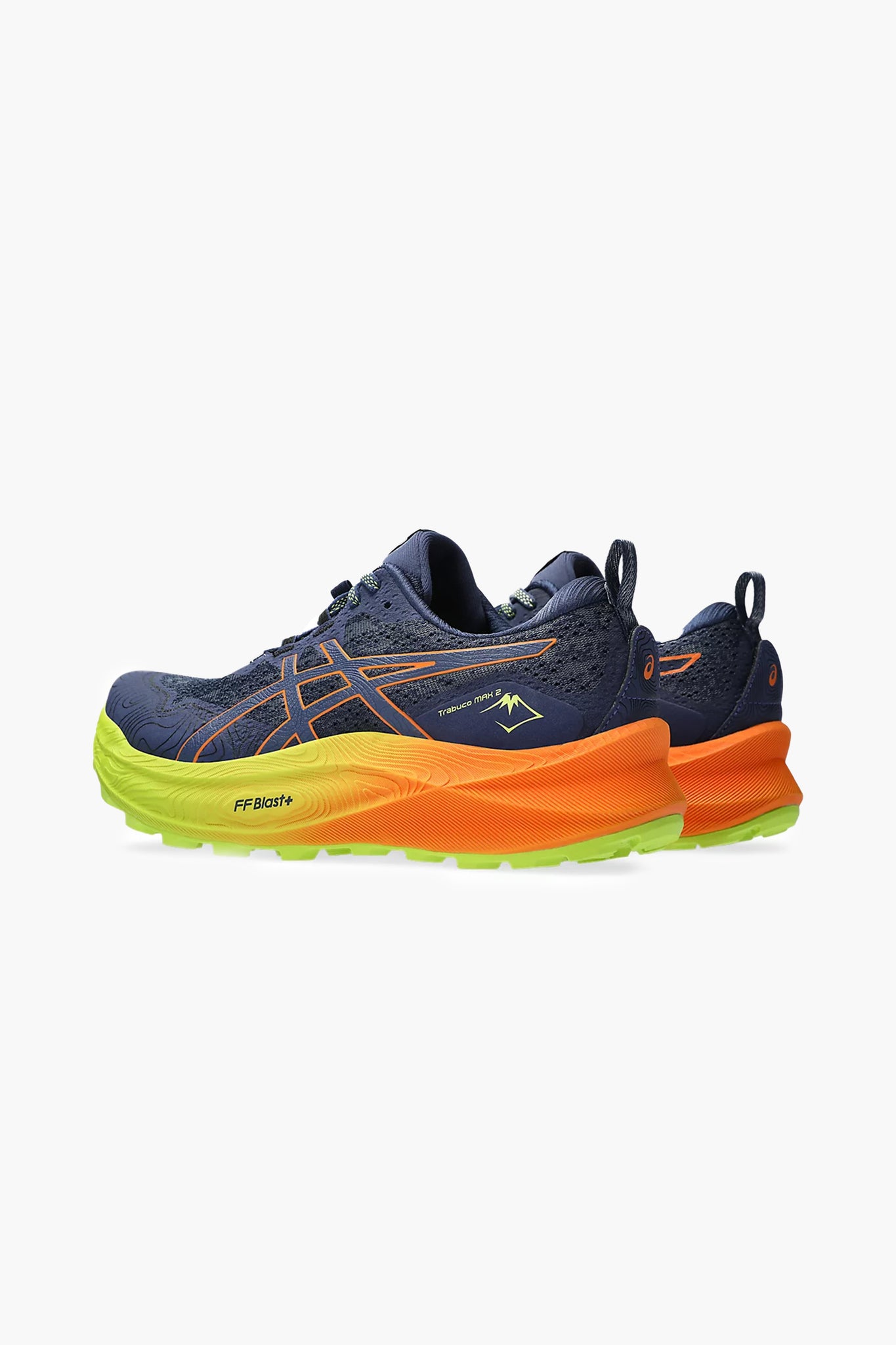 ASICS Men's Trabuco Max 2 in Deep Ocean/Bright Orange