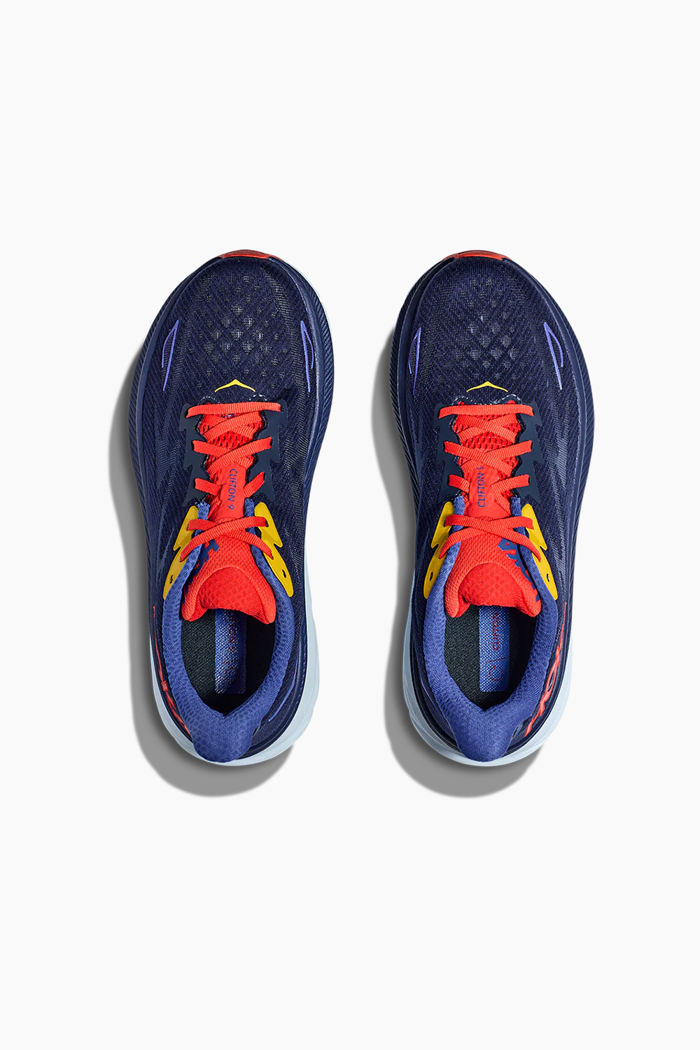 Hoka Men's Clifton 9 Sneaker in Bellwether Blue/Dazzling Blue
