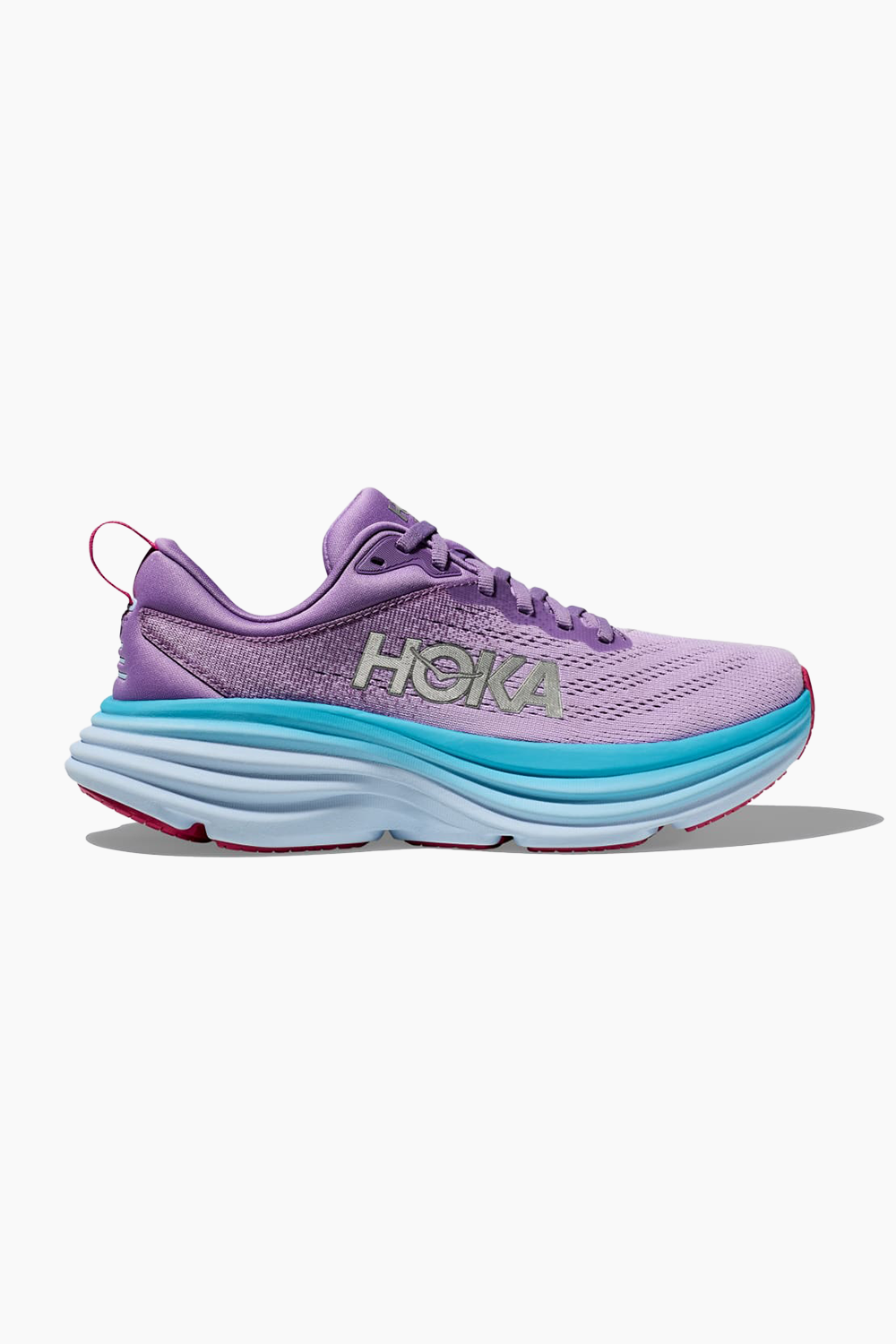 Hoka Women's Bondi 8 in Chalk Violet/Pastel Lilac