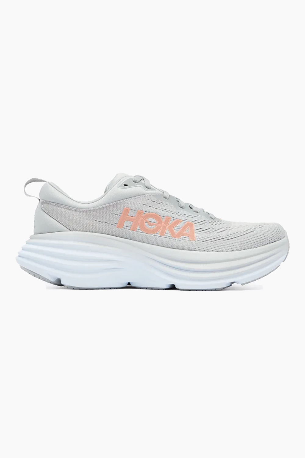 Hoka Women's Bondi 8 in Harbor Mist/Lunar Rock