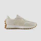 New Balance Women's 327 Sneaker in  Linen with Timberwolf