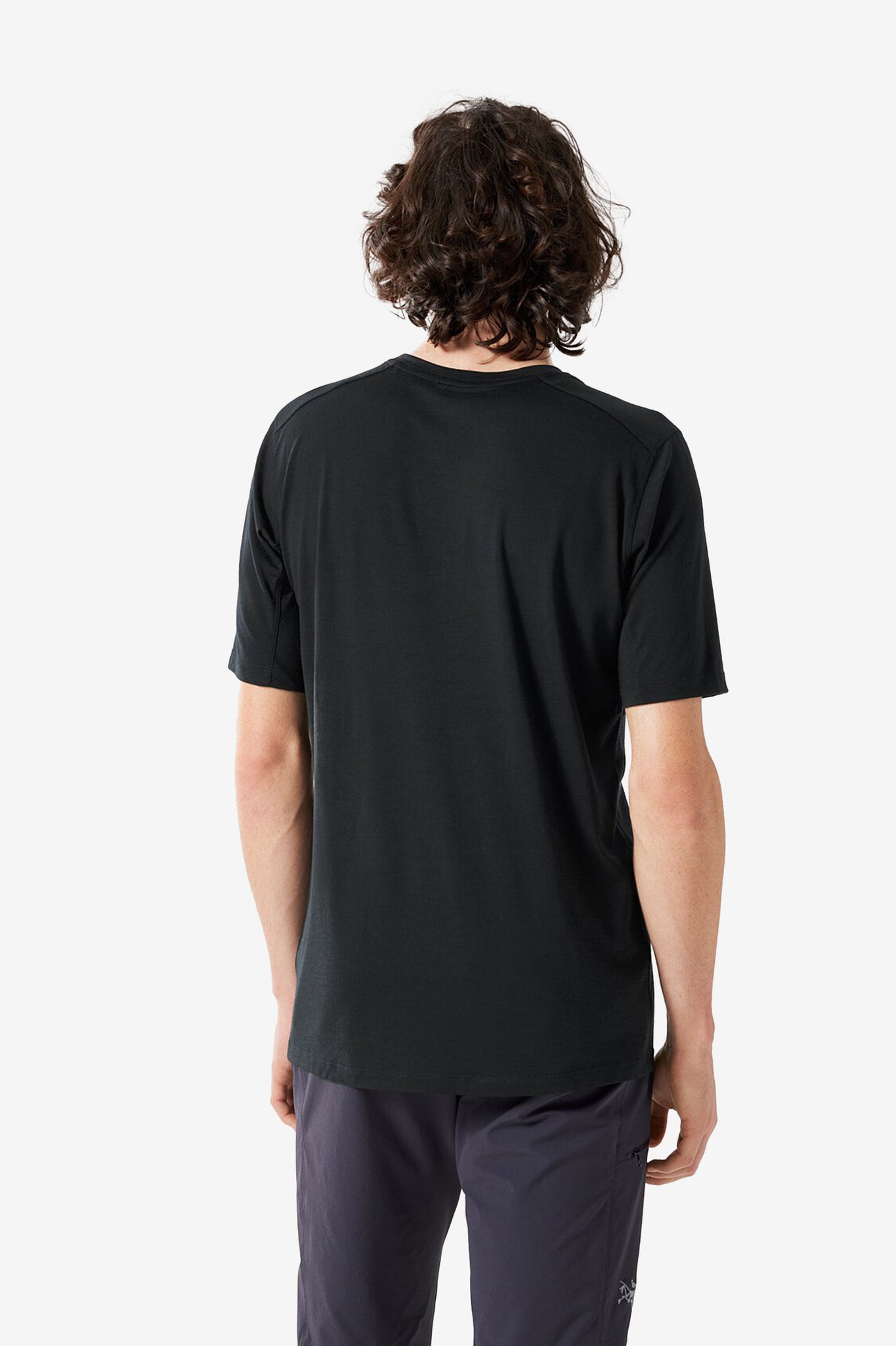 Arc'teryx Men's Ionia Merino Wool Logo SS T-Shirt in Black