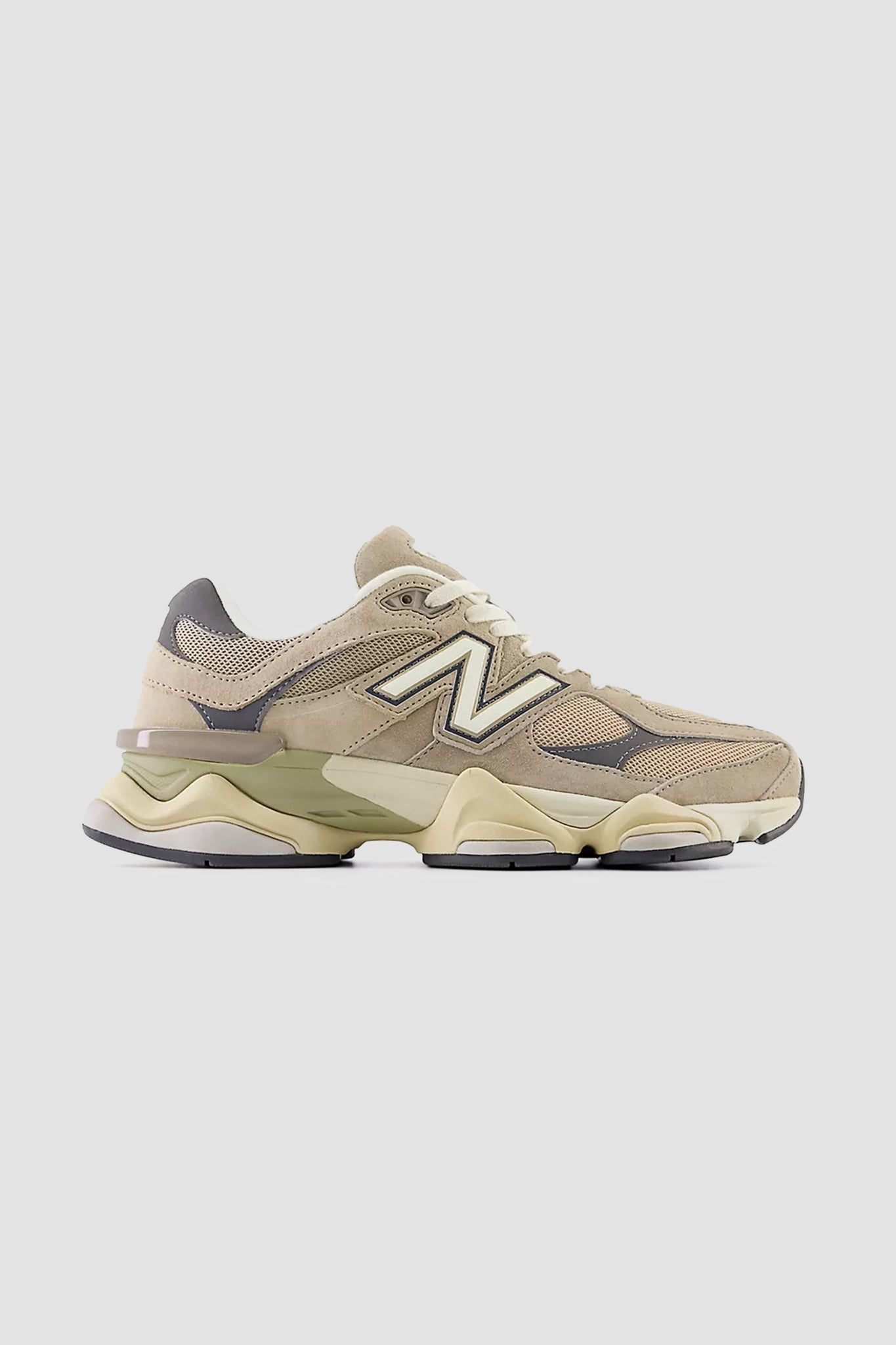 New Balance Unisex 9060 Sneaker in Driftwood with Mindful Grey and Castlerock