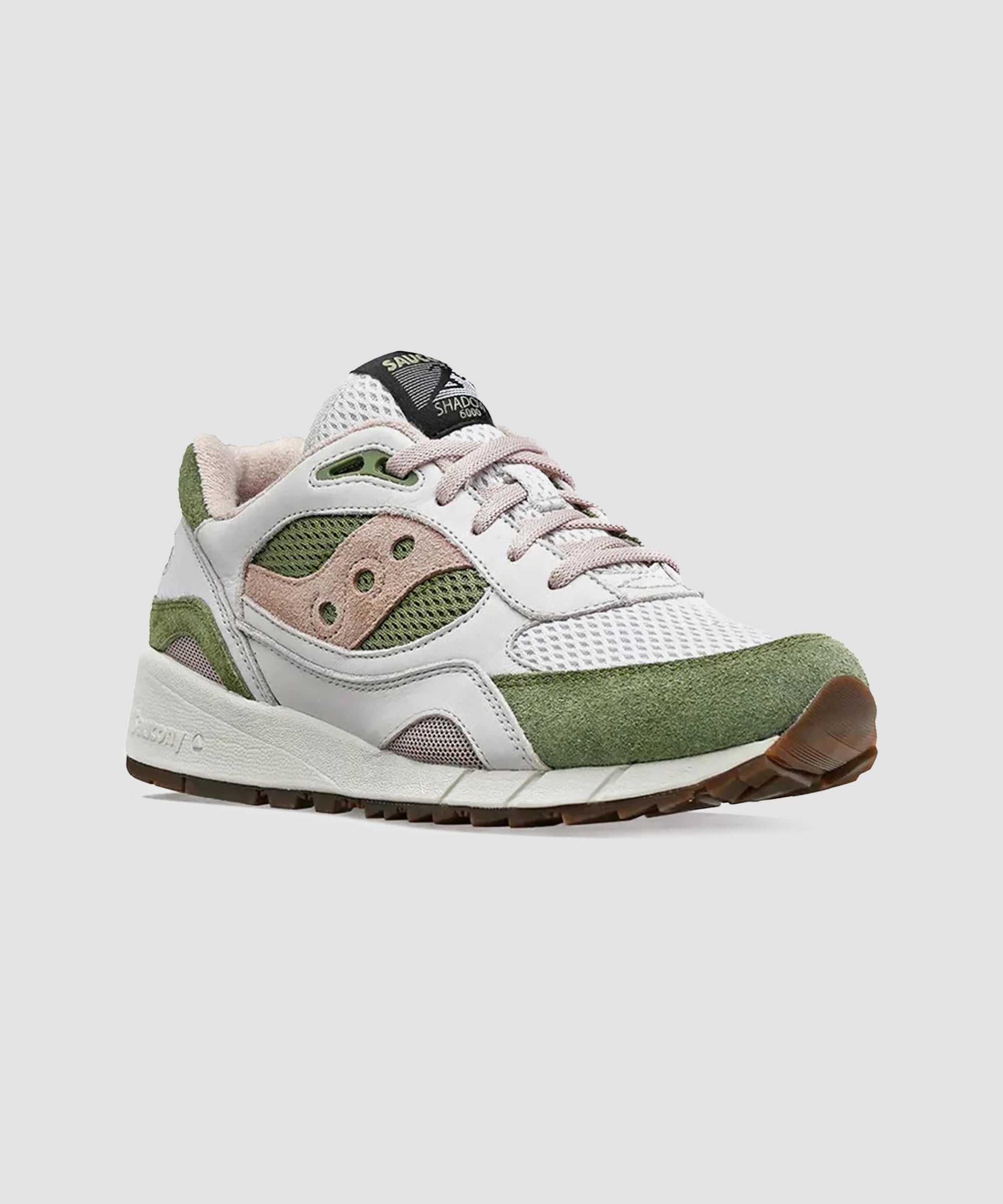 Saucony Men's Shadow 6000 in Grey/Green