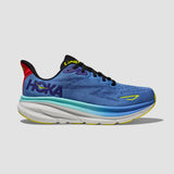 Hoka Men's Clifton 9 Sneaker in Virtual Blue/Cerise