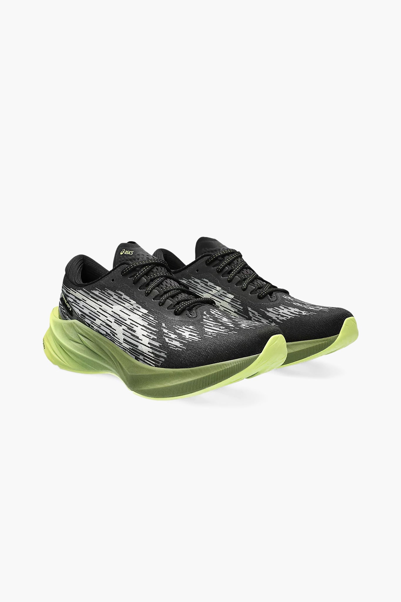 ASICS Men's Novablast 3 in Black/Dried Leaf Green