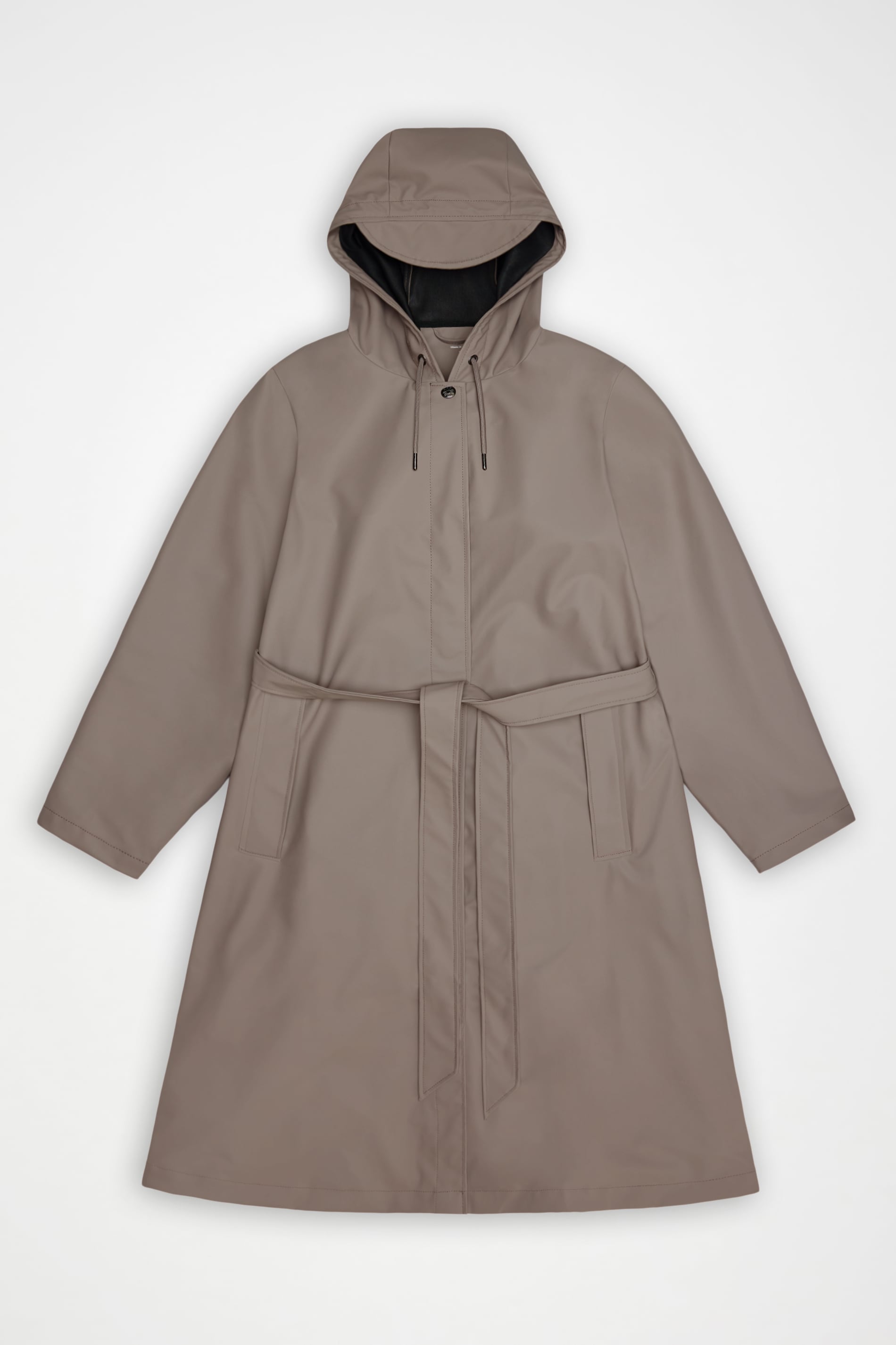 Rains A-Line Longer Jacket – 173 Cinder