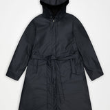 Rains A-Line Longer Jacket – 01 Black