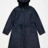 Rains A-Line Longer Jacket – 47 Navy