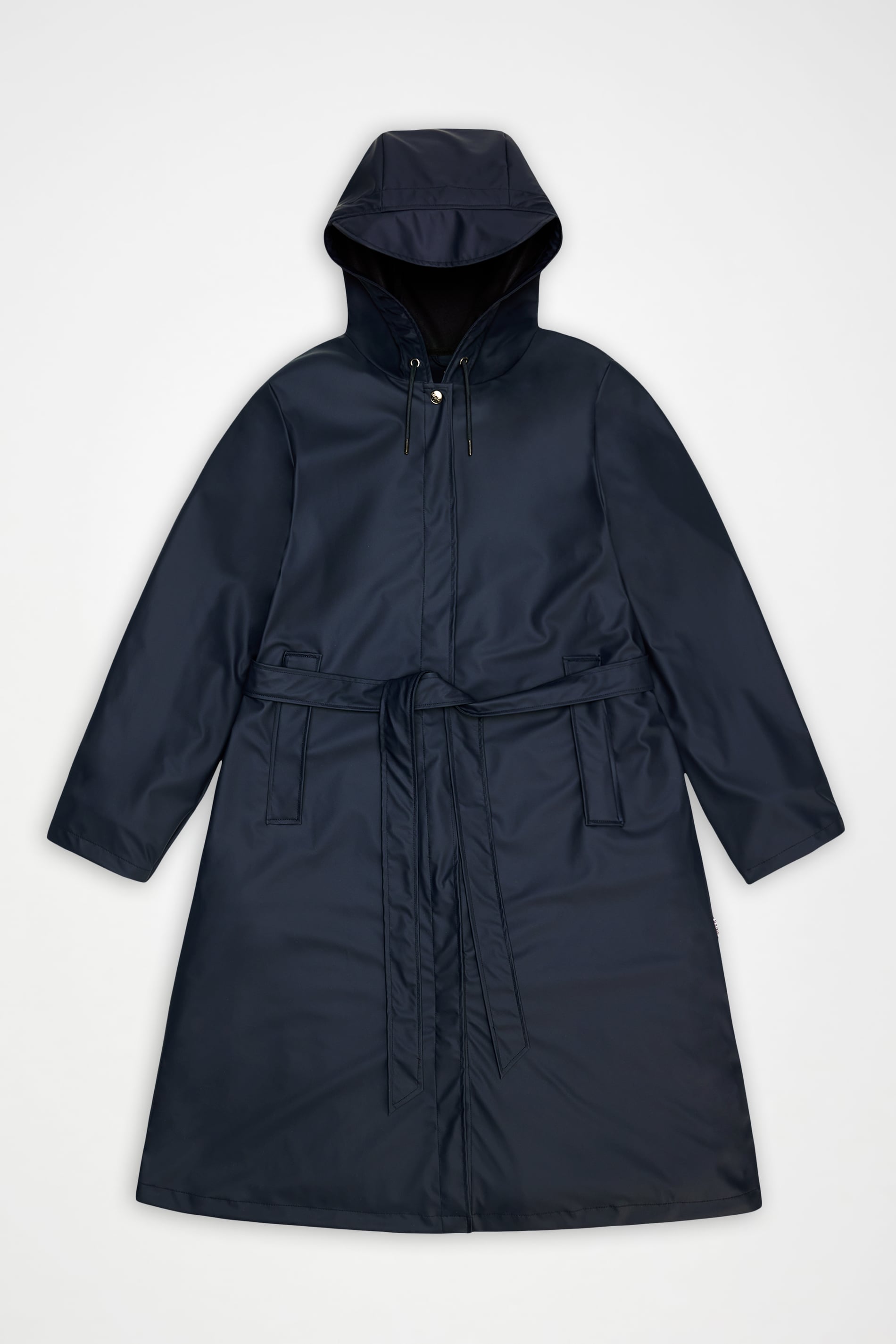 Rains A-Line Longer Jacket – 47 Navy