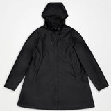 Rains A-Line Jacket – 01 Black