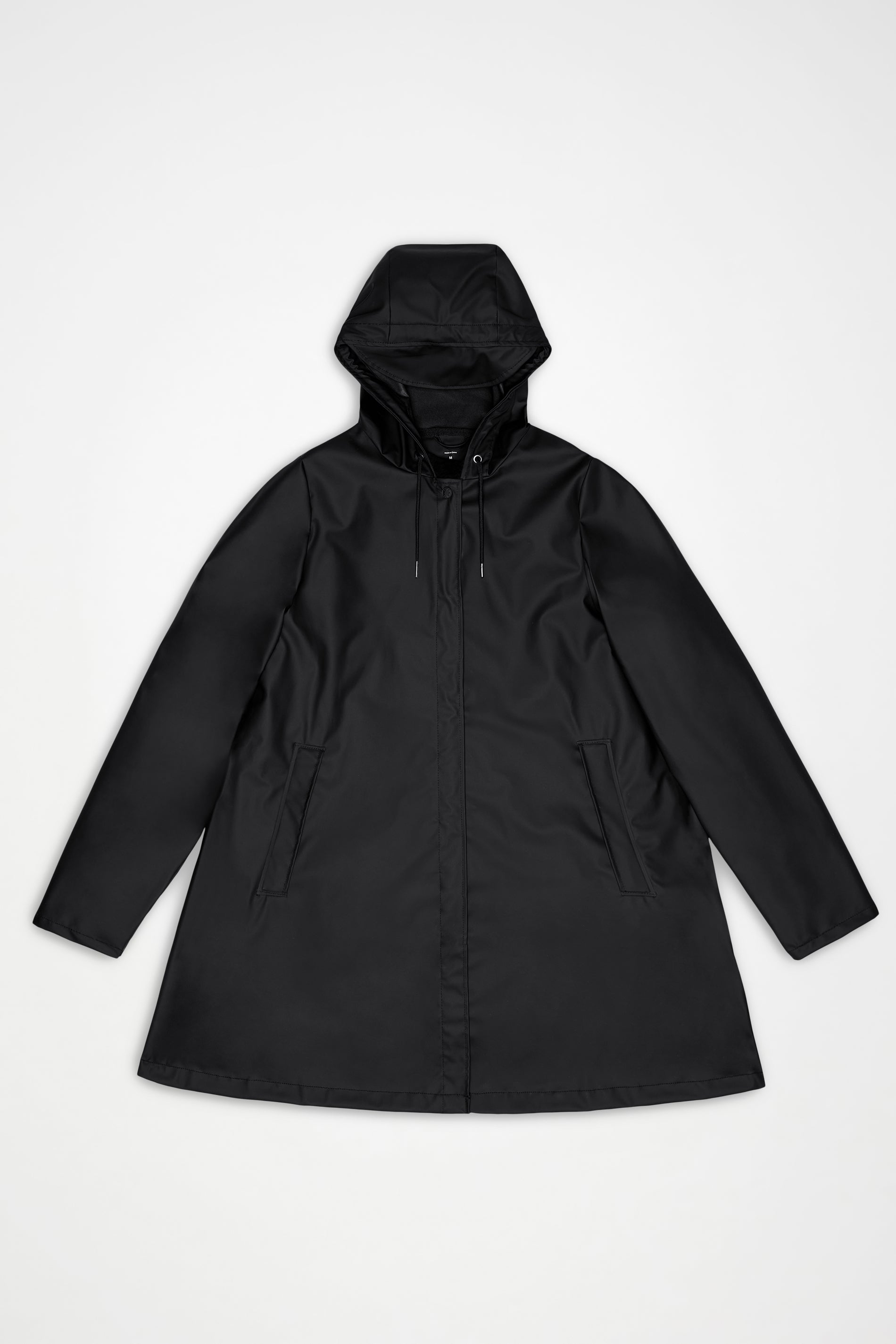 Rains A-Line Jacket – 01 Black