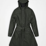 Rains Curve Long Jacket – 03 Green