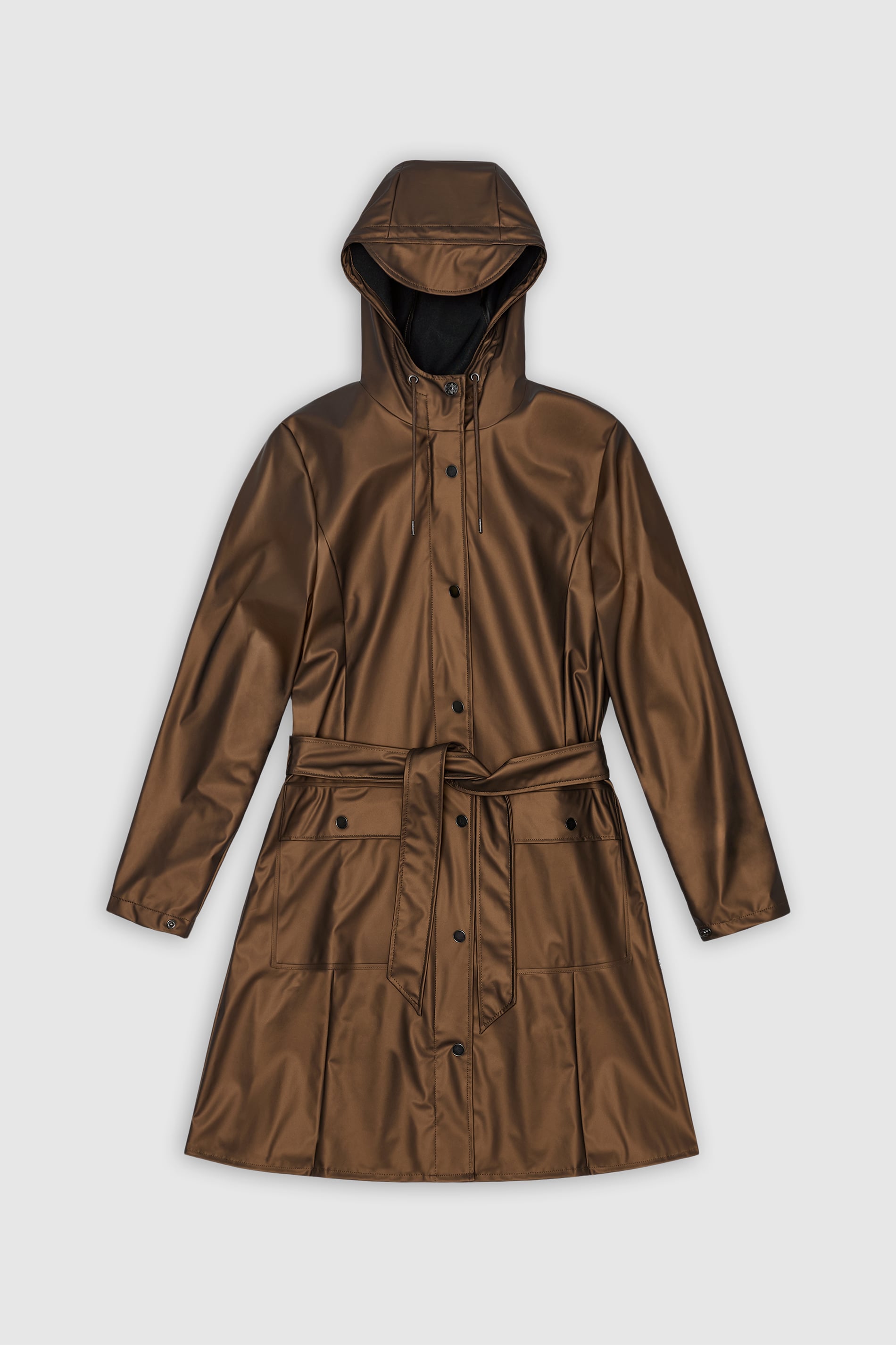 Rains Curve Long Jacket – 182 Comet