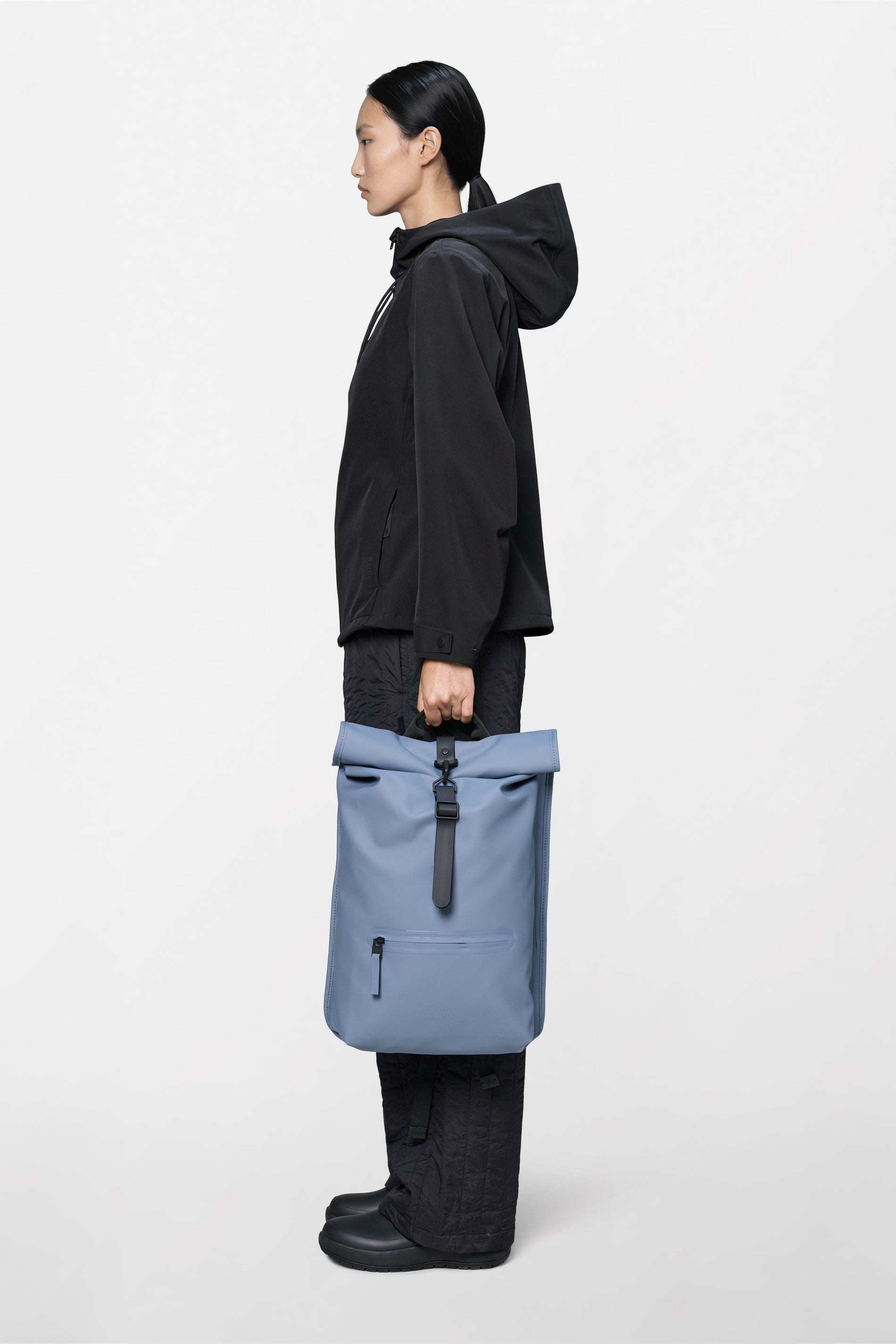 Rains Rolltop Rucksack – 172 Blue Dusk