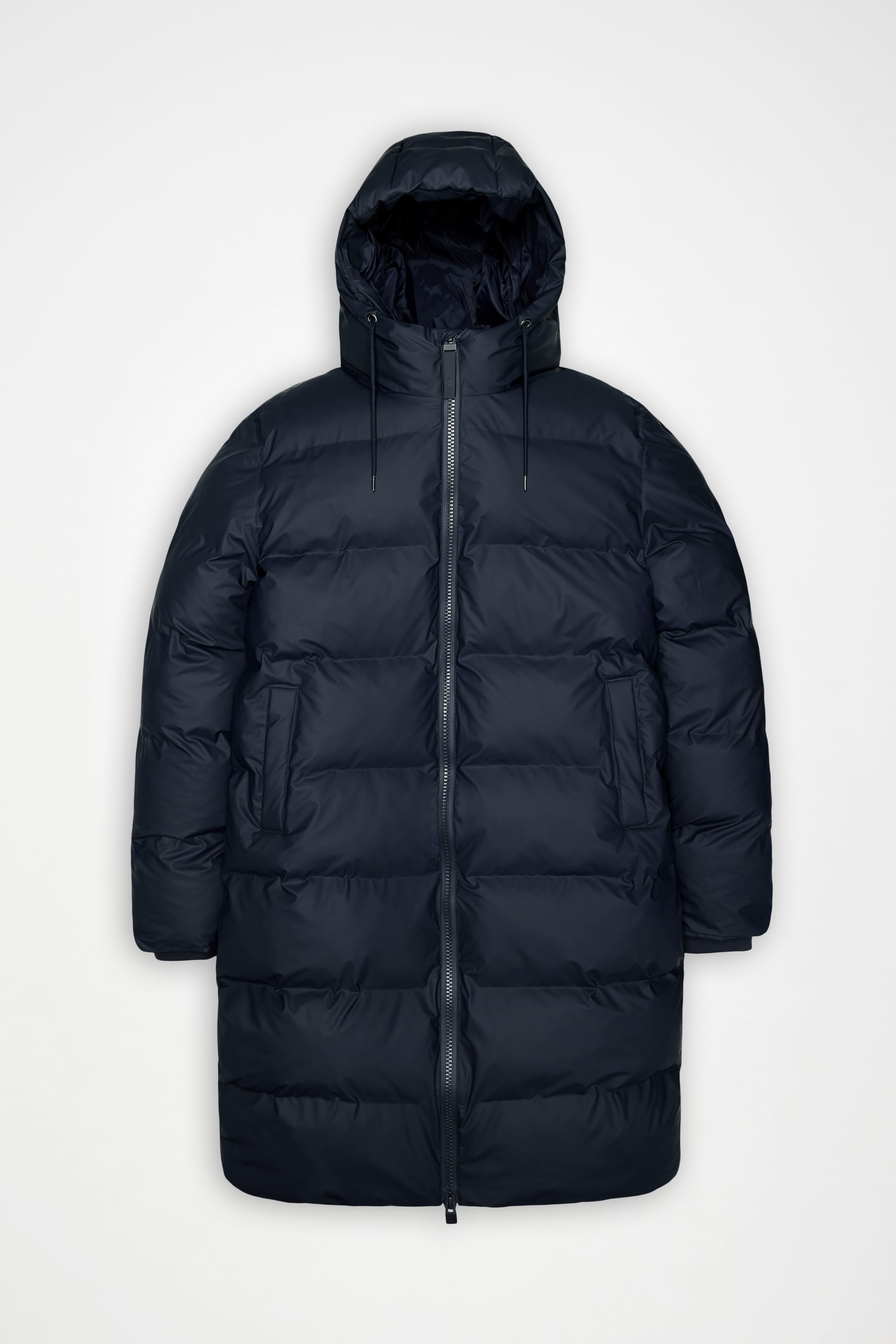 Rains Alta Longer Puffer Jacket – 47 Navy