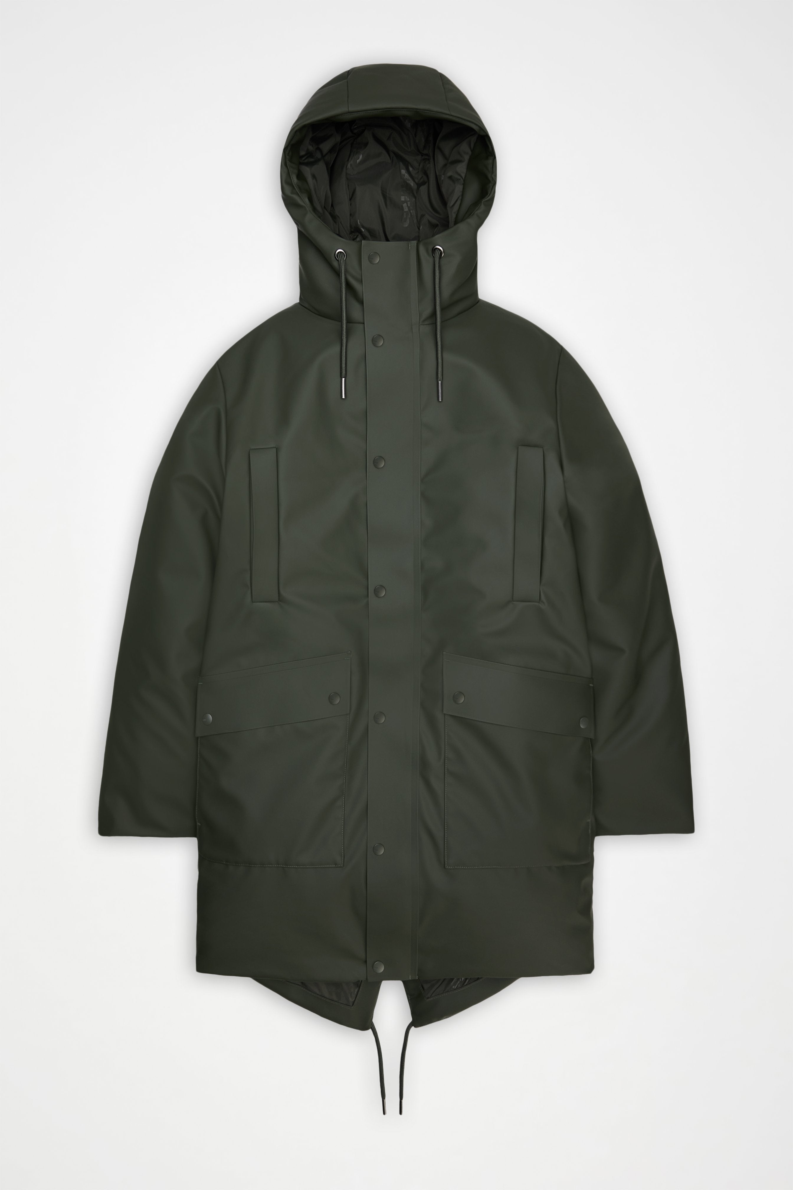 Rains Nome Long Parka – 03 Green