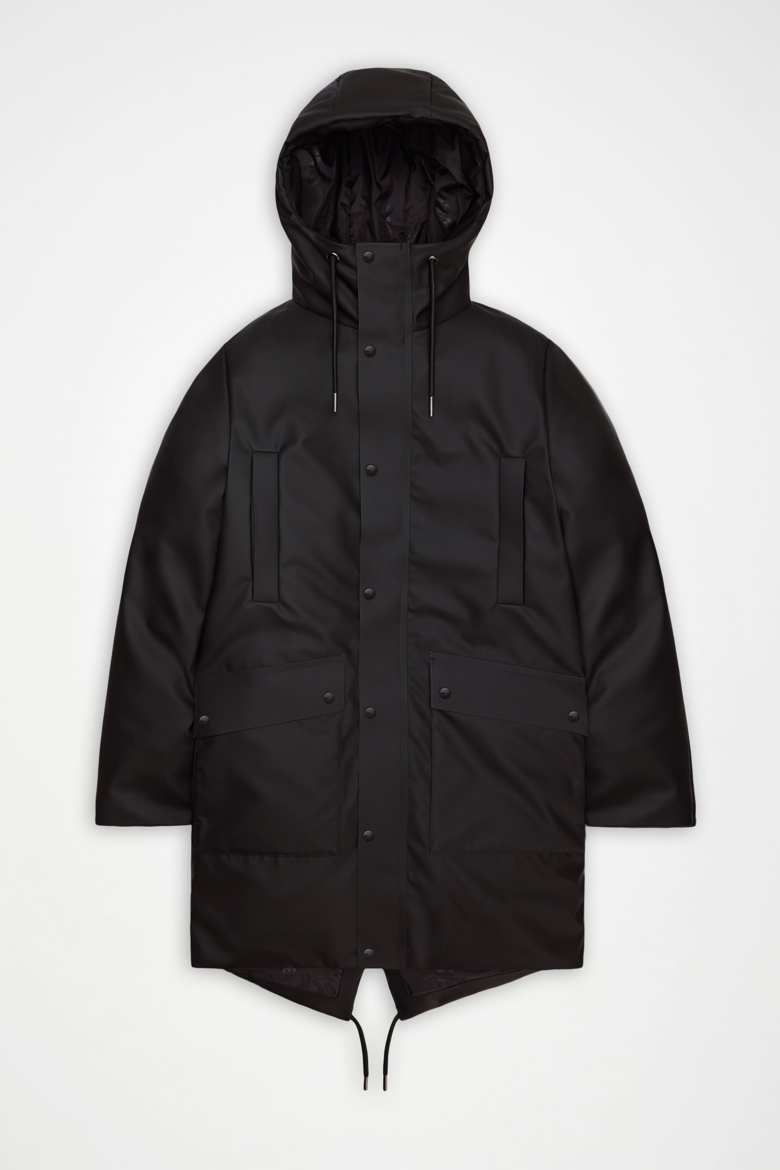 Rains Nome Long Parka – 01 Black