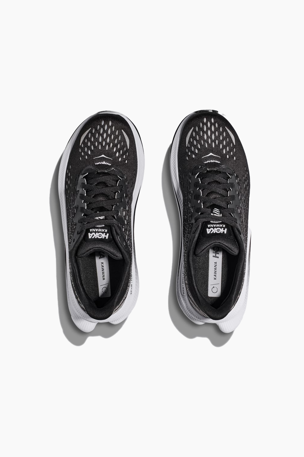 Hoka Men's Kawana Running Shoes in Black/White