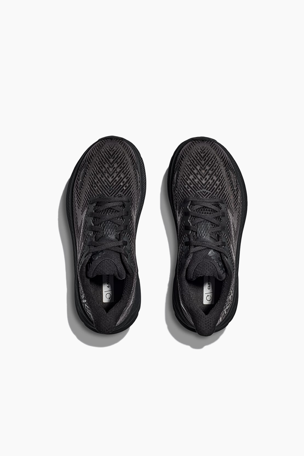 Hoka Men's Clifton 9 Sneaker in Black/Black