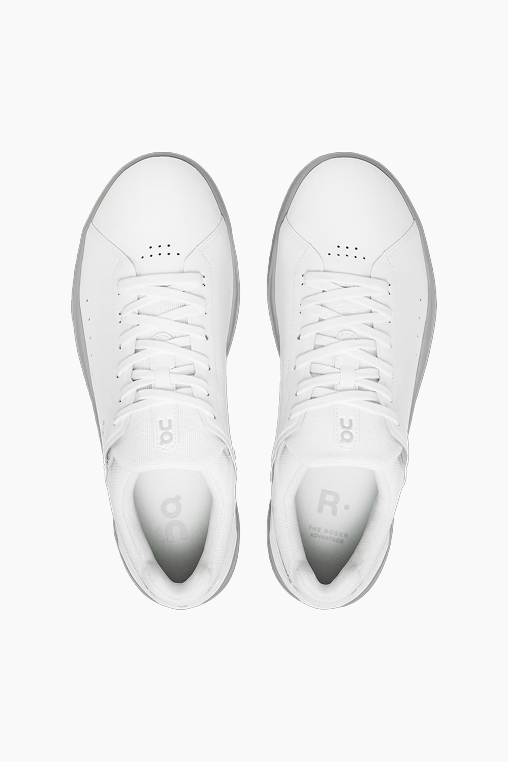 ON | Men's The Roger Advantage Sneaker in White/Alloy