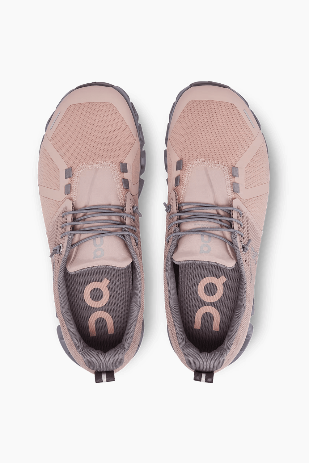 ON | Women's Cloud 5 Waterproof in Rose/Fossil