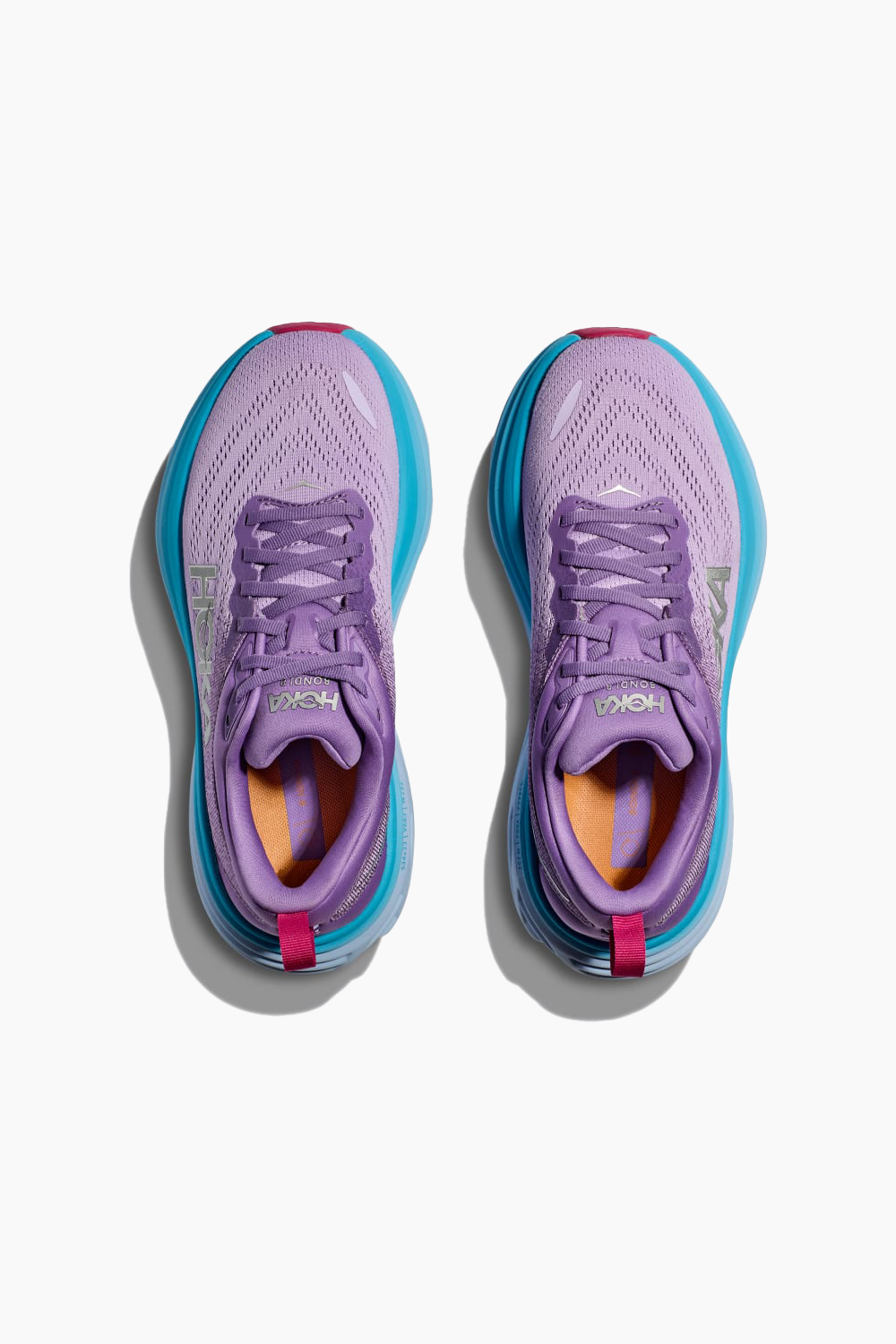 Hoka Women's Bondi 8 in Chalk Violet/Pastel Lilac