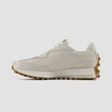 New Balance Women's 327 Sneaker in  Linen with Timberwolf
