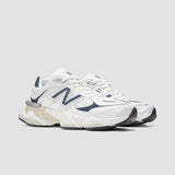 New Balance Unisex 9060 Sneaker in White/Navy