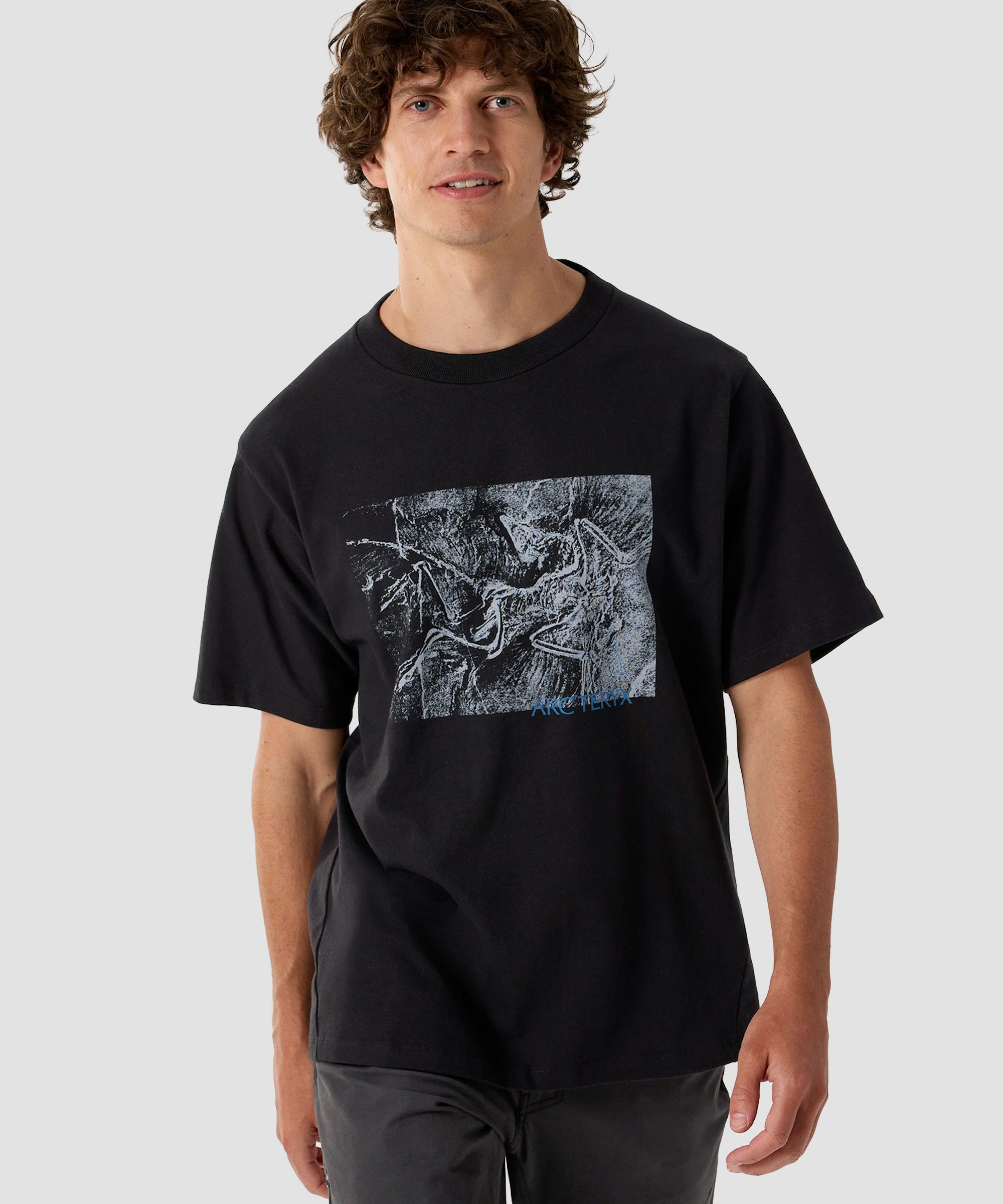 Arc'teryx Men's Kragg Cotton Lithographica SS – Black