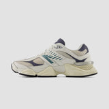 New Balance Unisex 9060 Sneaker in Sea salt with new spruce and dark arctic grey