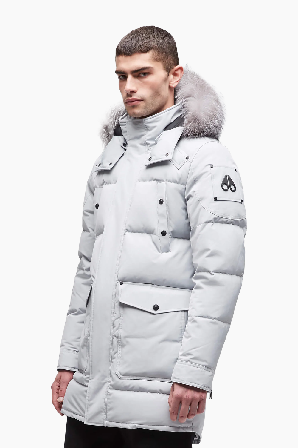 Moose Knuckles Big Ridge Parka Grey Birch with Frost