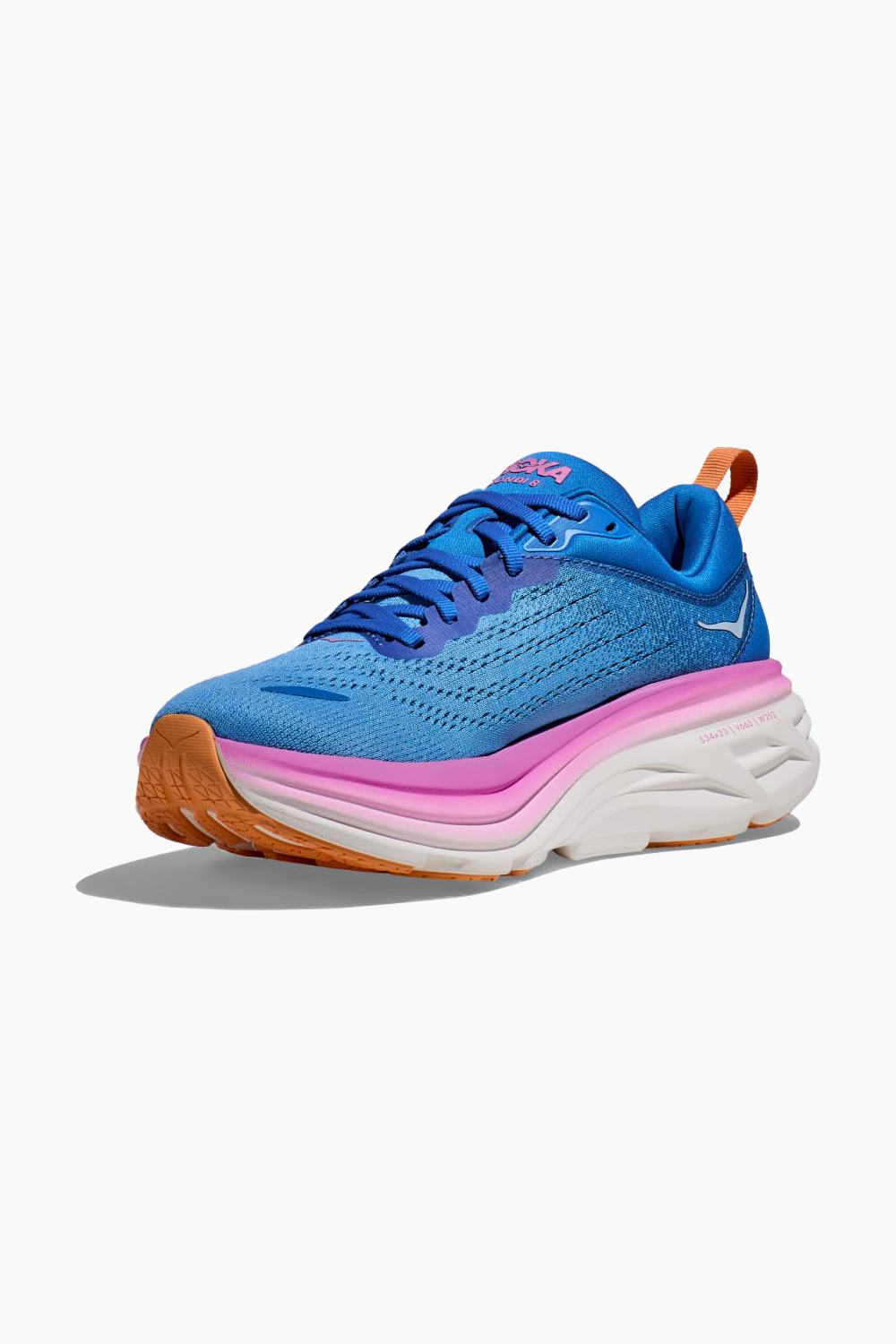 Hoka Women's Bondi 8 in Coastal Sky/All Aboard